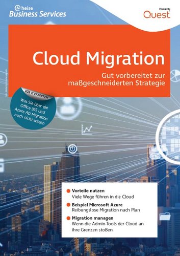 Vorschau eBook: Der Weg in die Cloud – so führen Sie jede Migration zum Erfolg