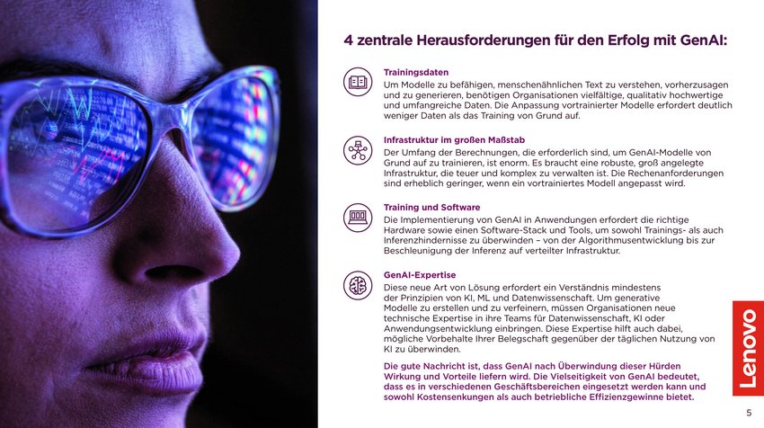 Vorschau Erfolg mit GenAI – so überwinden Sie die vier größten Hindernisse