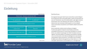 Vorschau ISG Quadrant Report: Stärken und Schwächen der Public-Cloud Provider in Deutschland