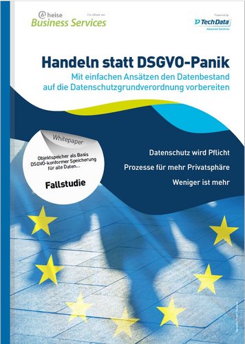 Vorschau eBook: Handeln statt DSGVO-Panik
