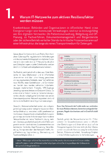 Vorschau Cybersicherheit in Krankenhäusern und Behörden: die Rolle des Netzwerks